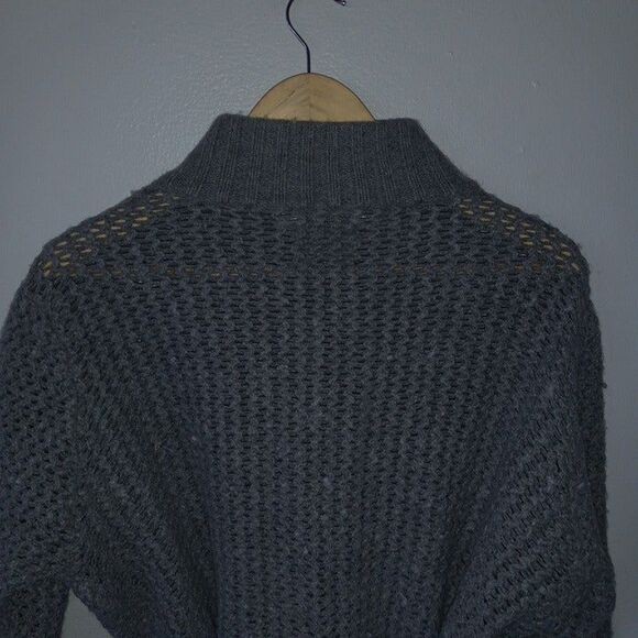 Old Navy Chunky Knit Grandpa Cardigan-Lambs Wool Blend-Belted-Button Front - Picture 7 of 10